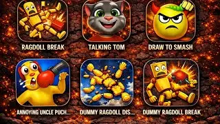 Best Mobile Games Compilation#14 | AnnoyingUnclePunch,Huggy Story, Sudway Surfers, Going Balls