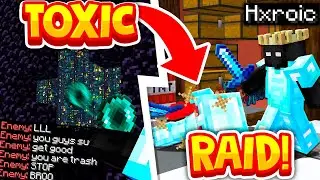 *TOXIC* MINECRAFT FACTION GETS RAIDED..! (F-TOP)