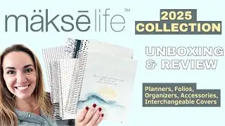 Распаковка и обзор | Коллекция MakseLife 2025 | Планировщики, фолио, органайзеры, аксессуары, обложки