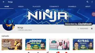 Ninja live sub count P.S he just reached 7,000,000 subs