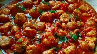 सोयाबीन के सब्जी जब इस तरह बनाओगे तो उँगलियाँ चाटते रह जाओगे Indian Curry Recipe Soya Chunk Sabji