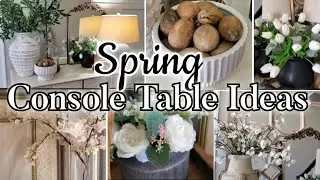 Decorating for Spring! Spring Console Table Ideas (THROWBACK) | At Home With Shushana