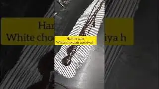 How to make chocolate cigarette garnish #short