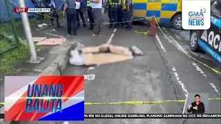 Lalaki, patay matapos pagbabarilin sa Katipunan Ave. | Unang Balita