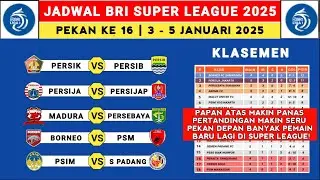 Jadwal Liga 1 2025 Pekan ke 16 - Persik vs Persib - Persija vs Persijap - Liga 1 Indonesia 2025