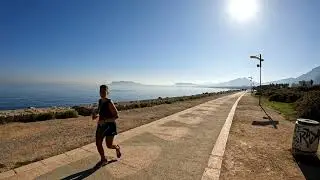 Palermo Waterfront walking tour video Palermo Sicily Italy