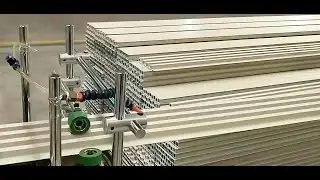 PUR profile wrapping machine for Furniture Lattice