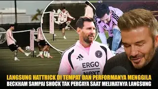 Hattrick Asisst & GoL!! Beckham Ampe Shock Lihat Gilanya Messi di Sesi Duel Latihan Miami Langsung