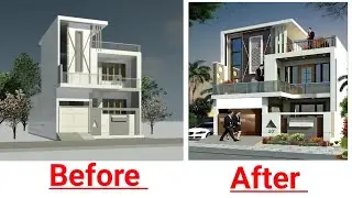 Top modern house design | ghar ka design | front elevation design #housedesign #3delevation