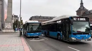 MAN NL313F GNC Burillo 8783 de la EMT realizando la SE7 a su paso por Moncloa 