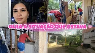 FIZ FAXINA PESADA | ROTINA DE DONA DE CASA NA OBRA | LAVEI MUITA ROUPA | Vlog 🏡