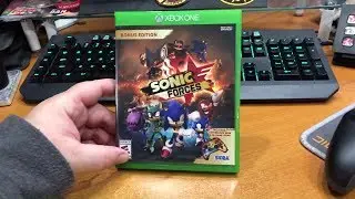Sonic Forces Bonus Edition Unboxing with Controller Skin (Xbox One)