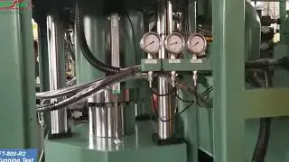 Rotary Table Injection Molding Machine Testing in #Fomtec Factory