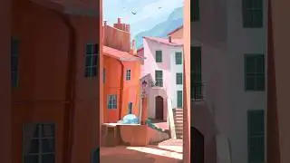 Как быстро создать графику в Blender? #b3d #art #blender3d #3danimation #vfx #stylized #digitalart