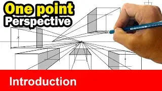 What is One point perspective? in Hindi (Cube n Cuboid)  एक बिंदु परिप्रेक्ष्य? हिंदी में