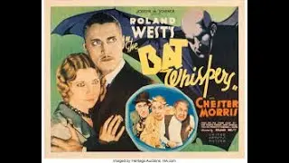 THE BAT WHISPERS 1930 HORROR/THRILLER