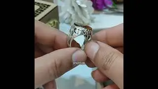 Tiger Eye Ring Pure Silver