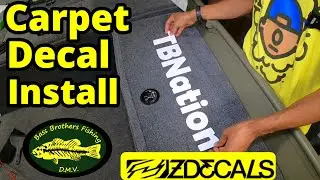 How to Install Carpet Decals on a Jon Boat - TBNation & ZDecals {Jon Boat To Bass Boat Conversion}