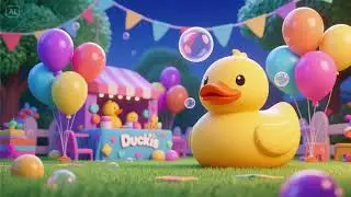 Duckie&rsquo;s Bubble Balloon Party | Silly Bath & Birthday Song for Kids