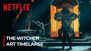 How I created fan art for THE WITCHER - fan art timelapse