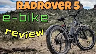 RadRover E Bike Review - This Bike Is A Tank! Better Than A Mountain Bike.