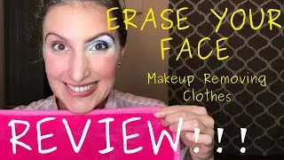 ERASE YOUR FACE MAKEUP REMOVING CLOTH REVIEW - after 30 makeup removal routine
