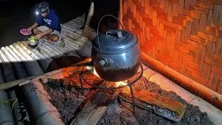 MAKAN SEADANYA BERTAHAN HIDUP DI RUMAH APUNG SELAMA 100 HARI EPS 5