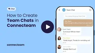 Connecteam - How to create Team Chats in Connecteam
