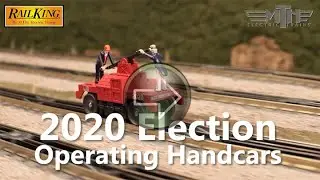 MTH RailKing O Gauge 2020 Election Handcar Spotlight