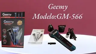 GEEMY MODEL GM-566 Recargable Shaver, Hair Clipper, Nose Trimmer🥸