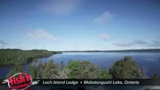 Loch Island Lodge Fly Over - Ontario Fishing