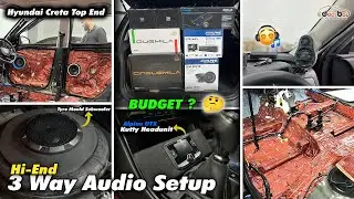 Chennai Creta 🔥 Ultimate 3-Way Active Audio Setup 💥🤩 | Alpine + ESB + Morel |
