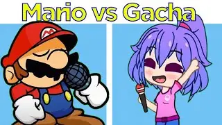 Friday Night Funkin' VS Speedrunner Mario FULL WEEK + Animated Gacha (FNF Mod)