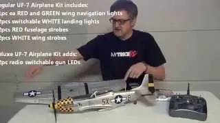RC Airplane Lights Detailed Installation