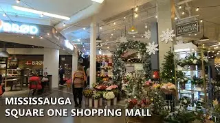 [4K] 🇨🇦 Square One Shopping Centre Mall Walking Tour During Christmas Season in Mississauga | Part 2