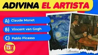 &iquest;Eres un Experto en Arte? &iexcl;Adivina al Artista por la Pintura! 🖌️