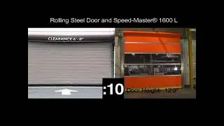 H&ouml;rmann Speed Master&reg; 1600 L vs Rolling Steel Door