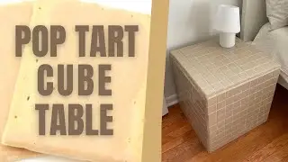Cinnamon Pop Tart Tile Cube Table
