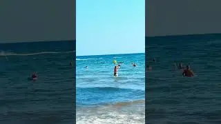 🌞Beach Time Fun Summer Cooling Day Best Sea - Sun And Wind🏝 #sea #beach #holiday #travel #relaxing