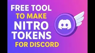 Nitro Boost token generator tool is free for Discord 😱 Discord
