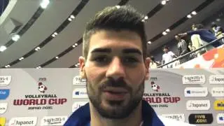 Filippo Lanza:  It was a great playing in front of a wonderful crowd