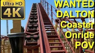 Wanted Dalton (Onride) Parc Spirou Provence WANTED DALTON POV - Zierer Coaster OnRide 1st row (4K)