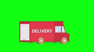 Green Screen Truck Animation with Sound | + Blue Screen | + Black Screen | + Orange Screen | Chroma