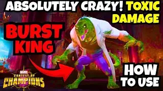 How To Use Lizard | Absolutely CRAZY! 🤯 Toxic Damage | Marvel Contest Of Champions 
