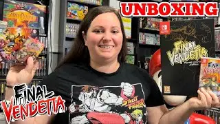 Unboxing FINAL VENDETTA - SUPER LIMITED EDITION - Nintendo Switch! New Classic Beat Em Up Game!