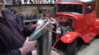 MAKING A FIRE EXTINGUISHER LAMP (part 1)