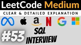 LeetCode Medium 1699 Facebook/Meta Amazon Interview SQL Question with Detailed Explanation