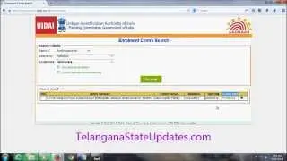 How to Search Aadhaar Enrollment Centers and Book Appointment Online(www.telanganastateupdates.com)