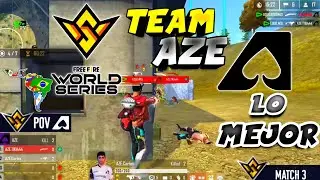 &iexcl;LO MEJOR DEL TEAM AZE EN LA FREE FIRE WORLD SERIES 2021!🏆 Enfrentamientos &Eacute;picos🔥.