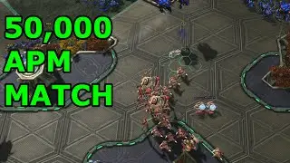 50,000 APM AI BATTLE! - NegativeZero vs Caninana - Starcraft 2 AI